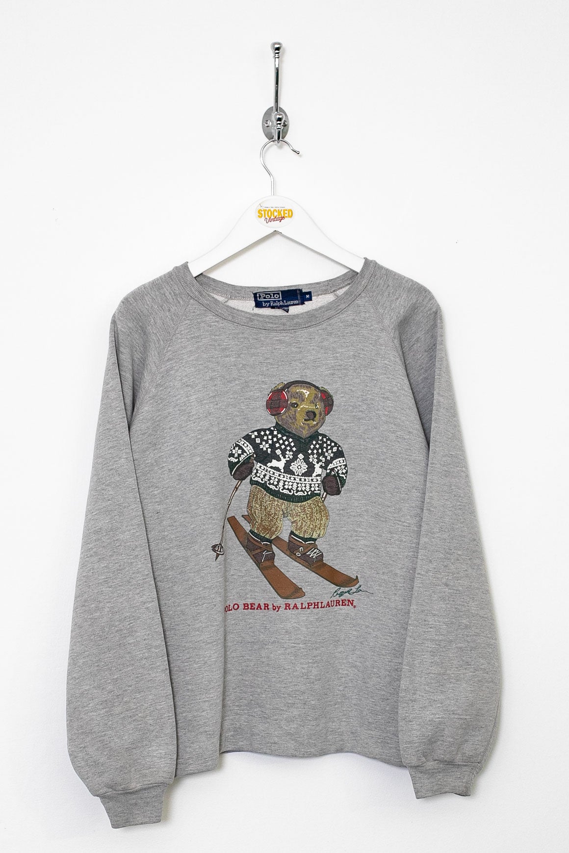00s Ralph Lauren Polo Bear Sweatshirt (S)