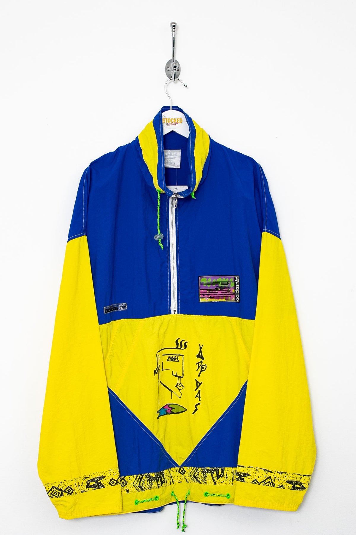 90s Adidas 1/4 Zip Jacket (M)