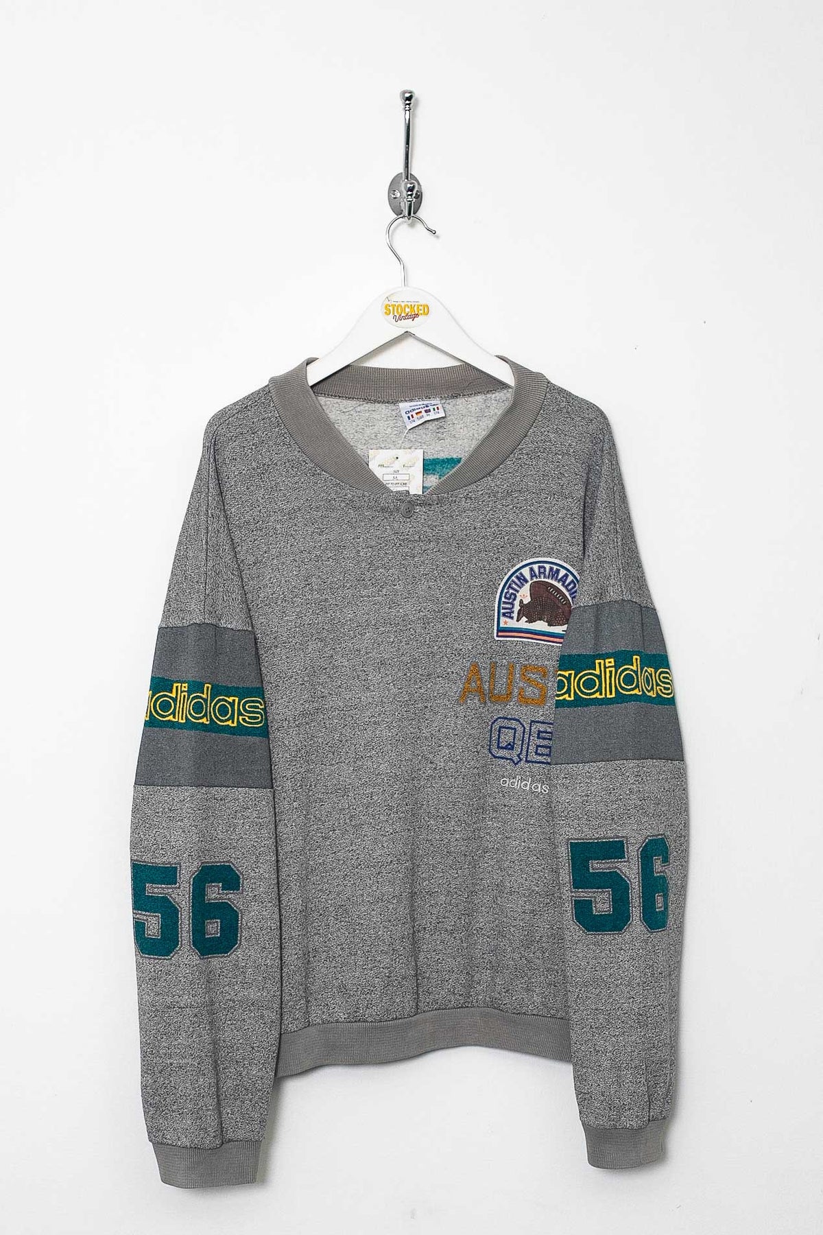 Rare 80s Adidas Austin Armadillos Sweatshirt (M)