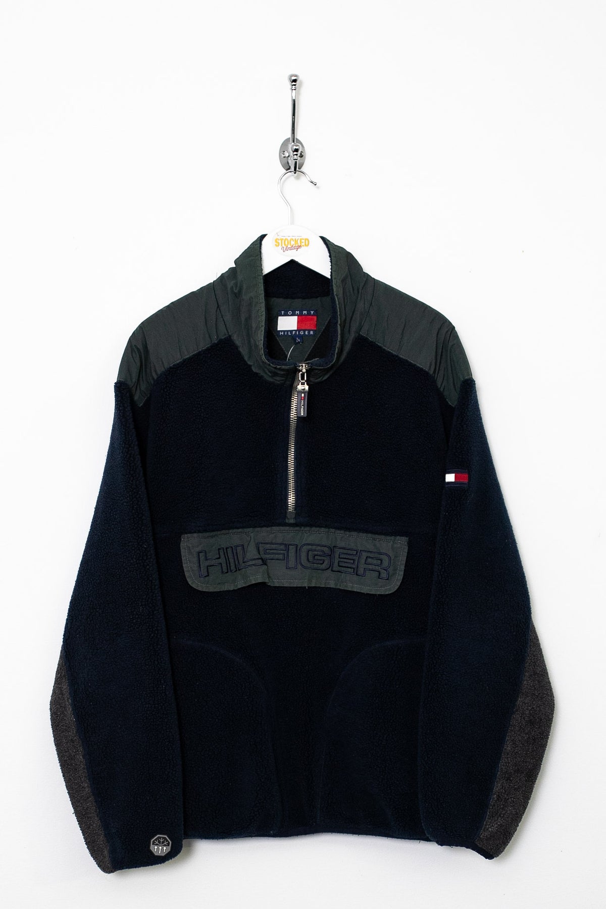 Rare 90s Tommy Hilfiger 1/4 Zip Sherpa Fleece (L)