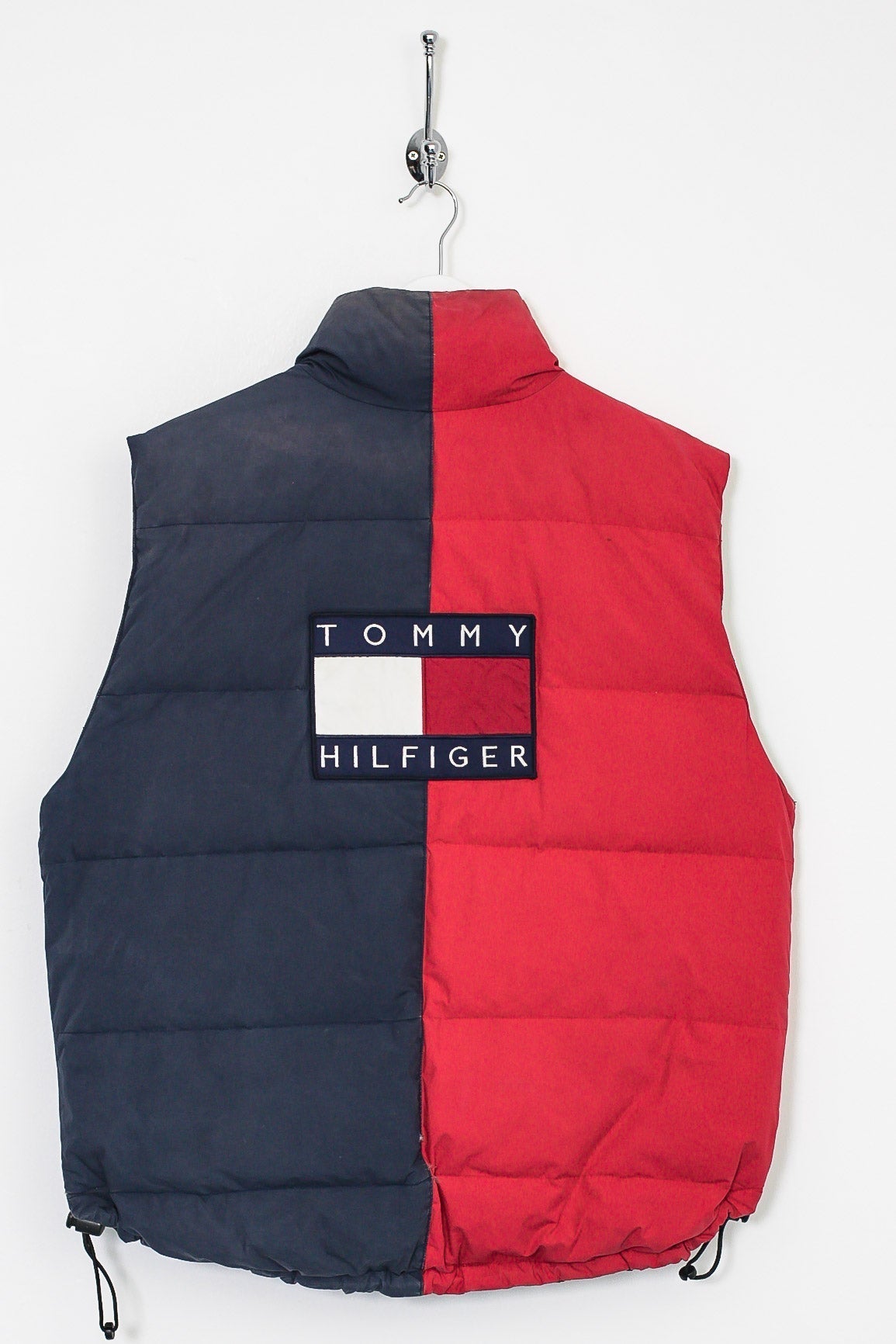 90s Tommy Hilfiger Reversible Down Filled Gilet Puffer Jacket (L)