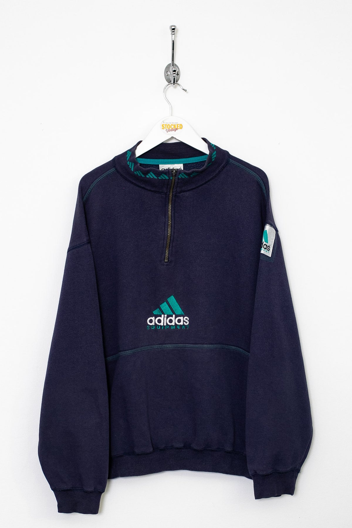 90s Adidas Equipment 1/4 Zip Sweatshirt (L)