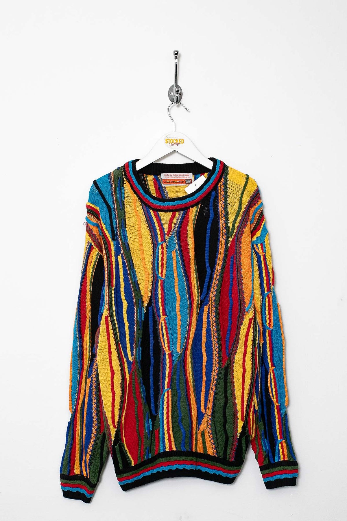 90s Coogi Style Knit Jumper (S)