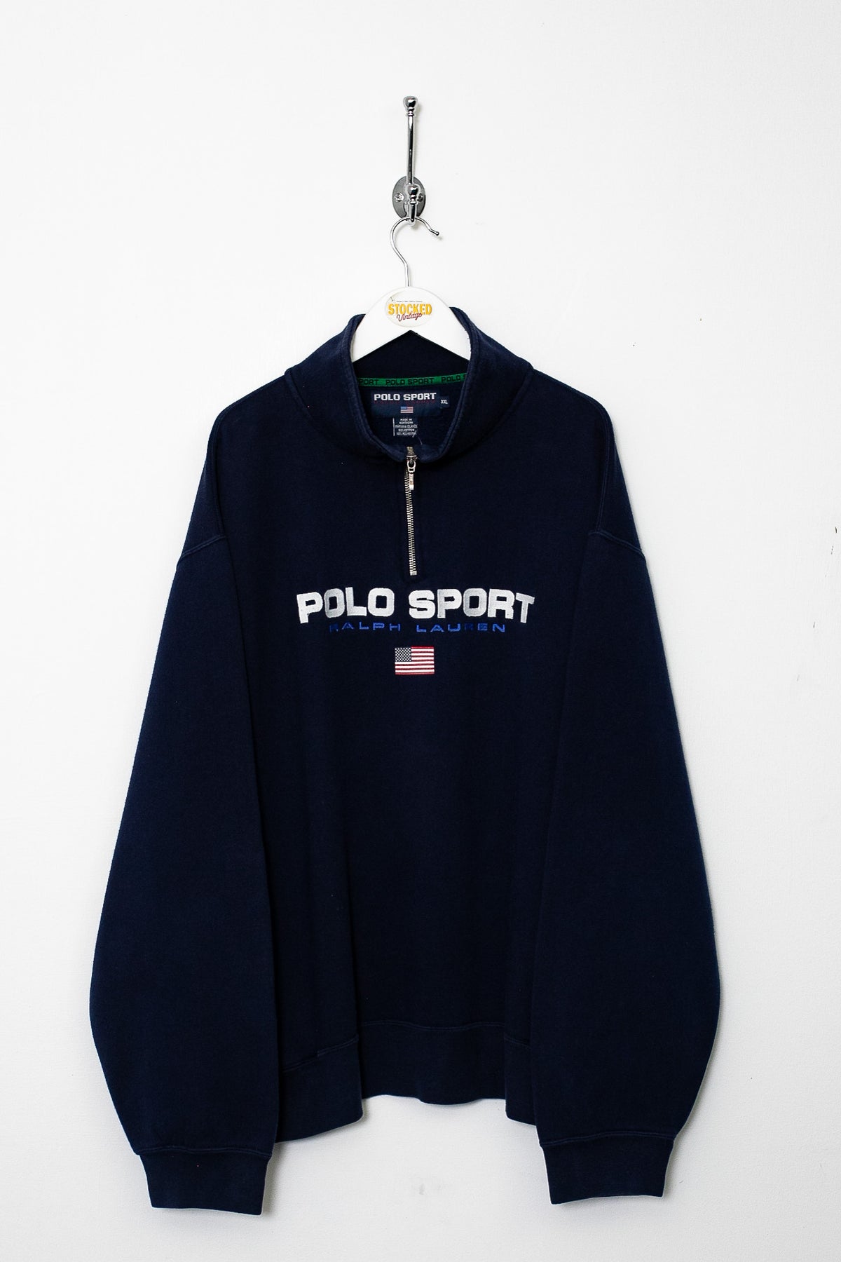 00s Ralph Lauren Polo Sport 1/4 Zip Sweatshirt (XXL)