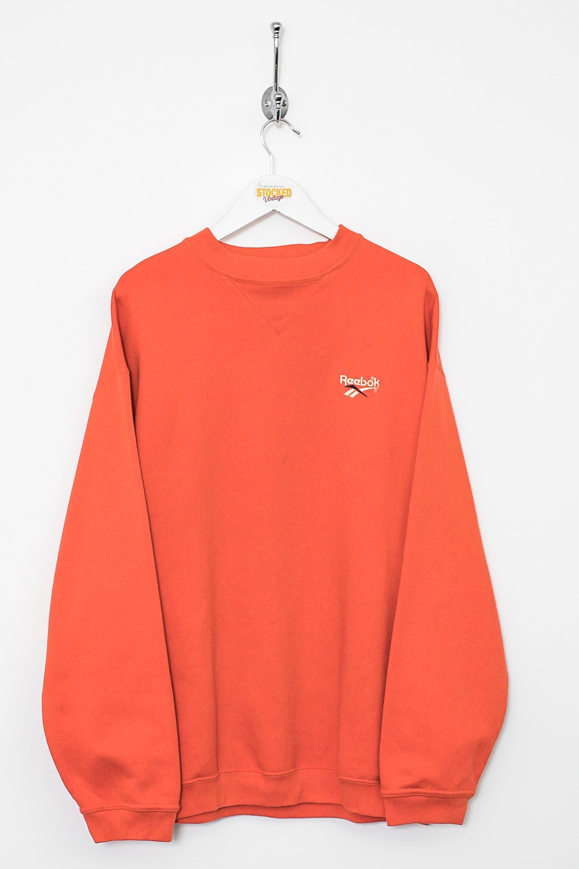 Reebok deals sweatshirt orange