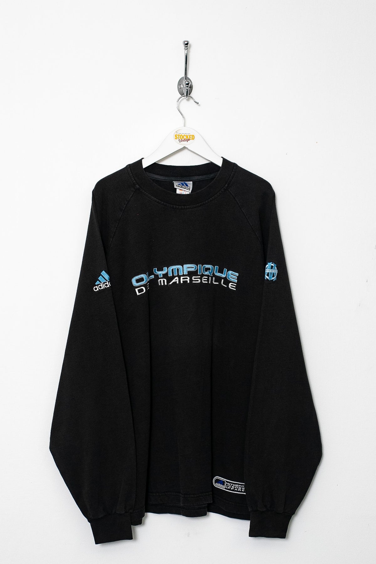 1999/00 Adidas Olympique Marseille Sweatshirt (L)