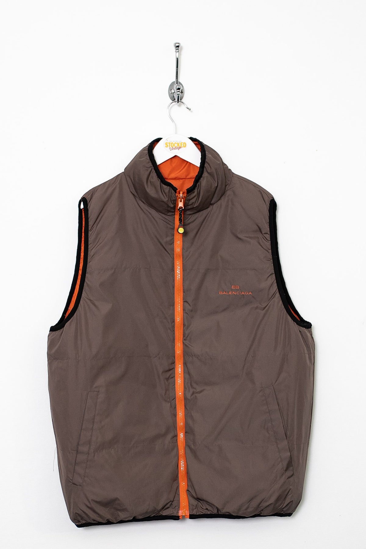 90s Balenciaga Reversible Gilet Puffer Jacket (M)