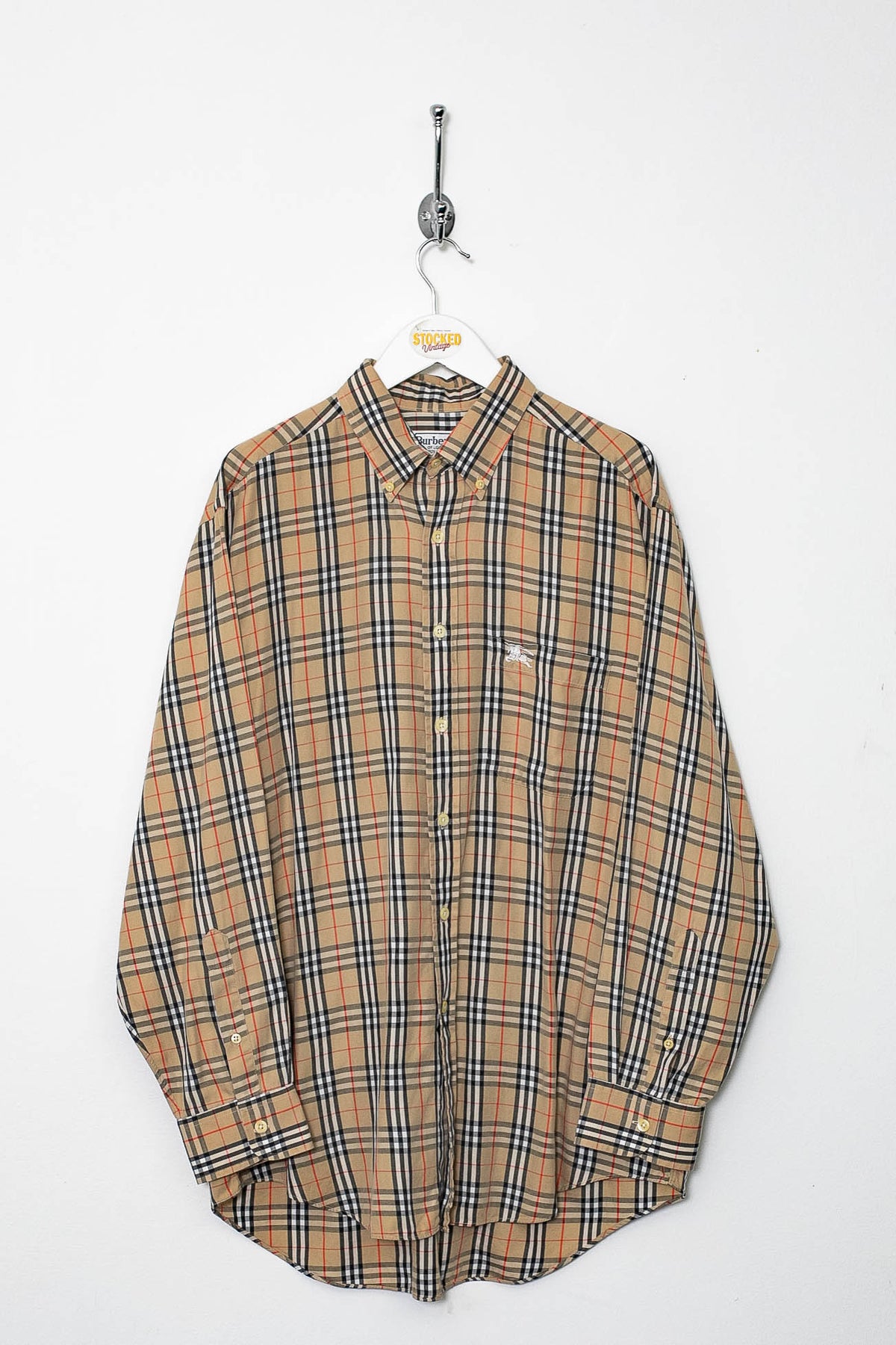 90s Burberry Nova Check Shirt (M)