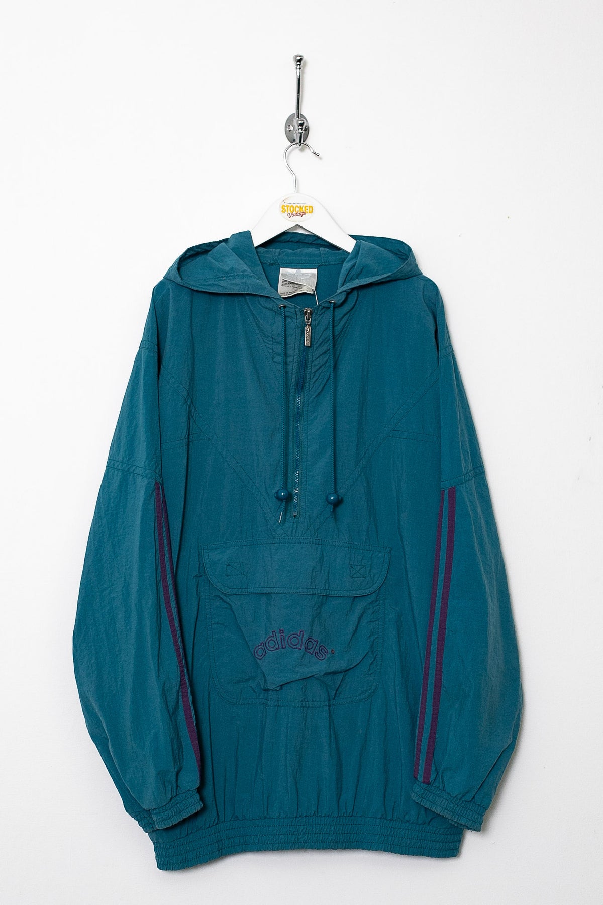 90s Adidas 1/4 Zip Jacket (L)