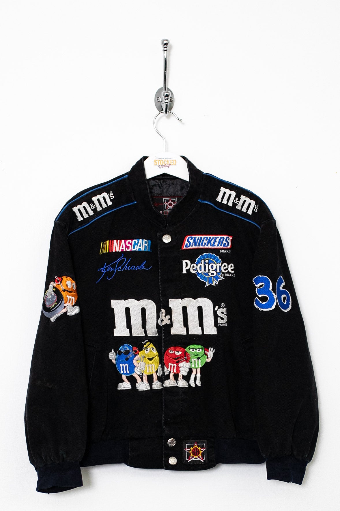 90s M&Ms Nascar Jacket (Youth L)