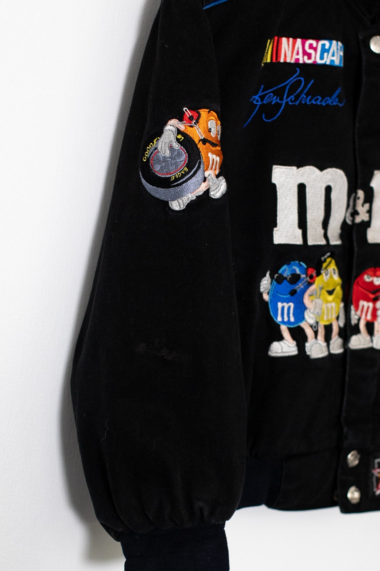 90s M Ms Nascar Jacket Youth L Stocked Vintage