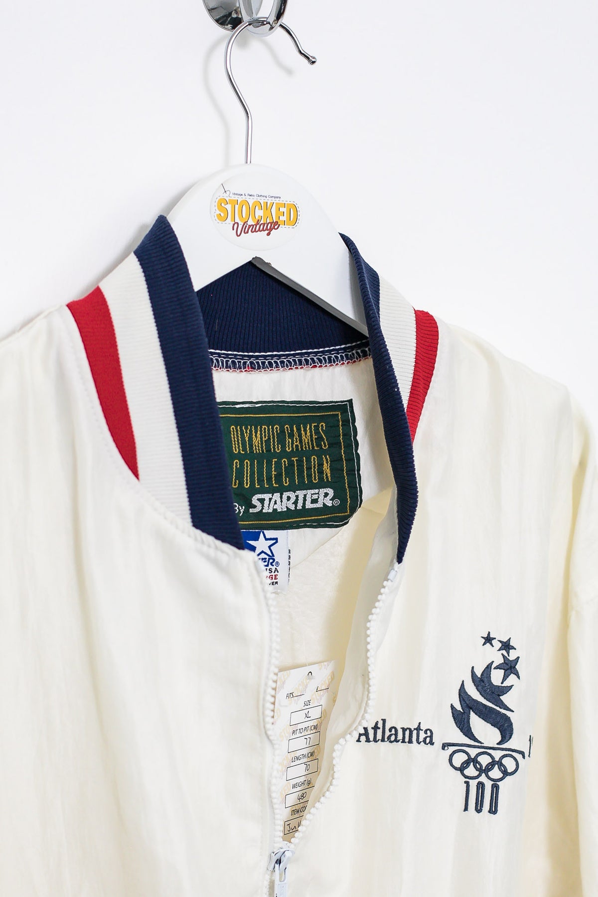 1996 Starter Atlanta Olympics 1/4 Zip Pullover (XL)