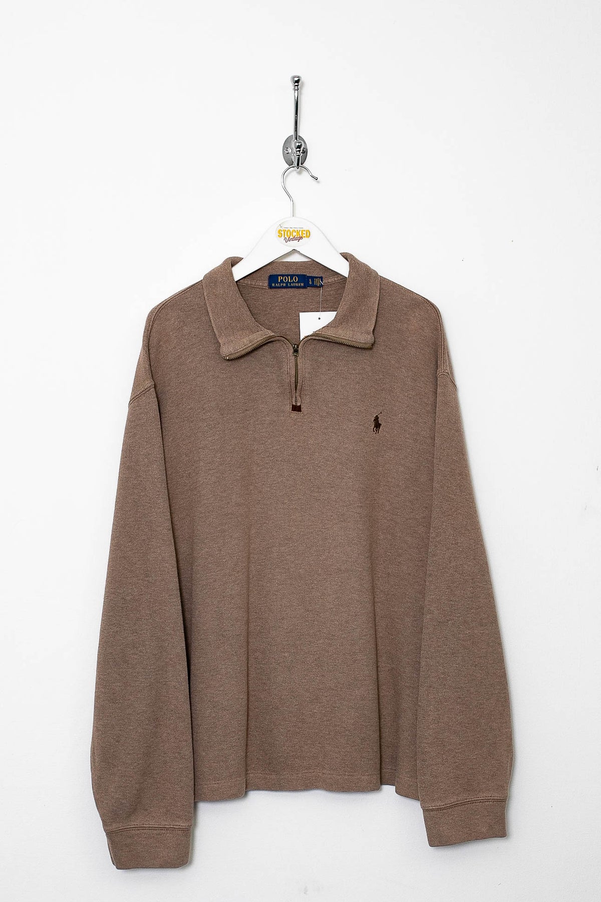 00s Ralph Lauren 1/4 Zip Sweatshirt (L)