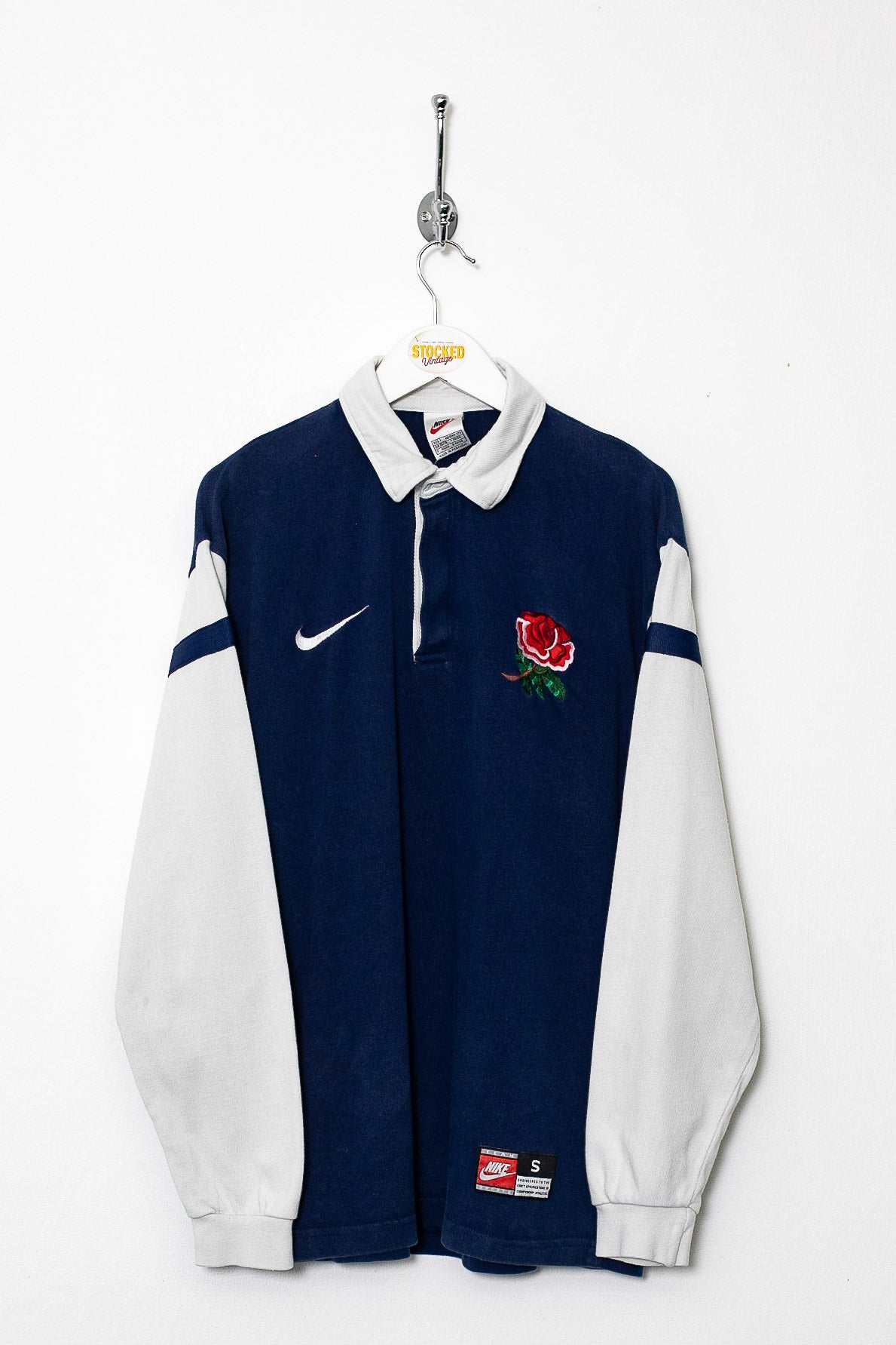 90s Nike England Rugby Shirt (S)