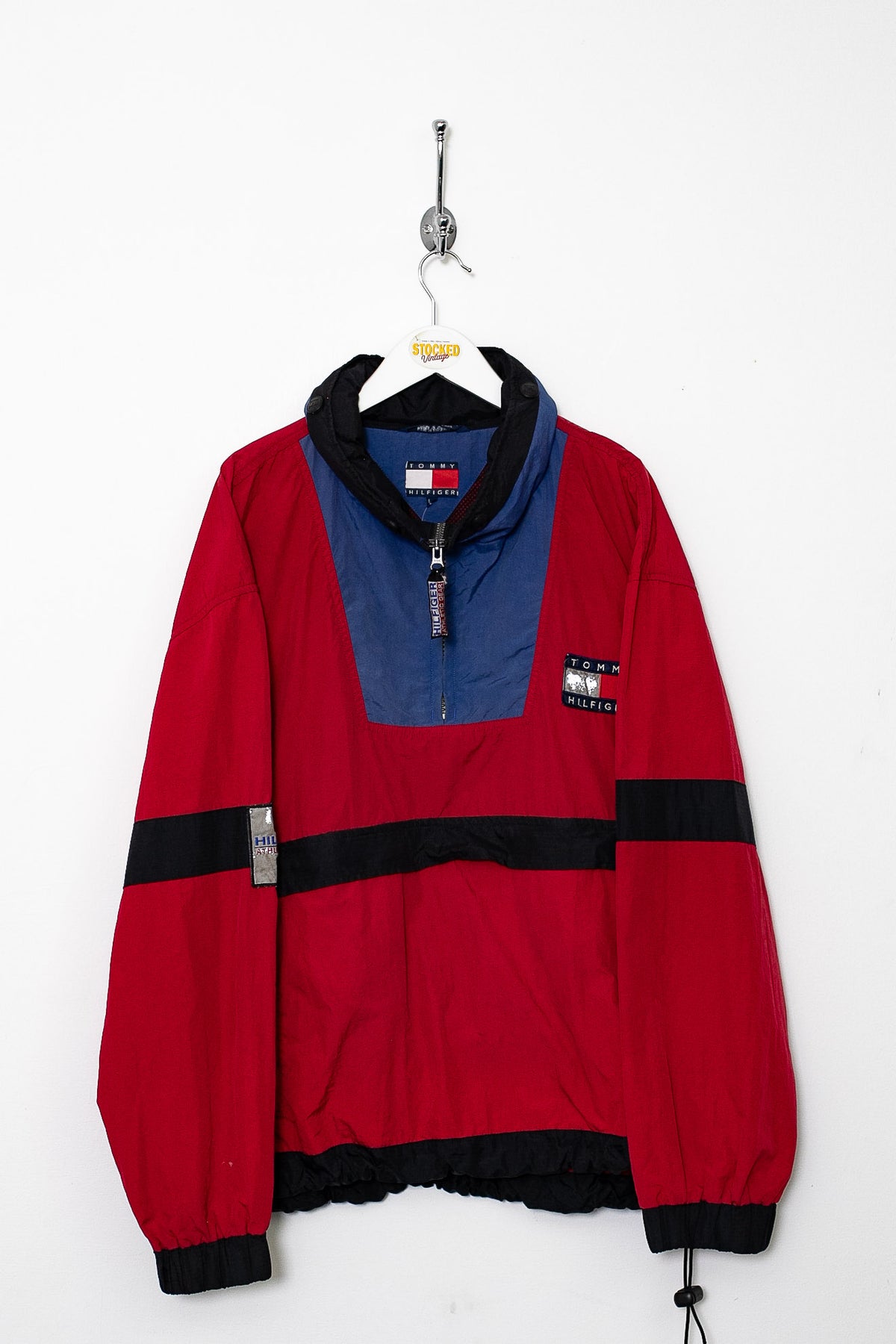 90s Tommy Hilfiger 1/4 Zip Jacket (L)