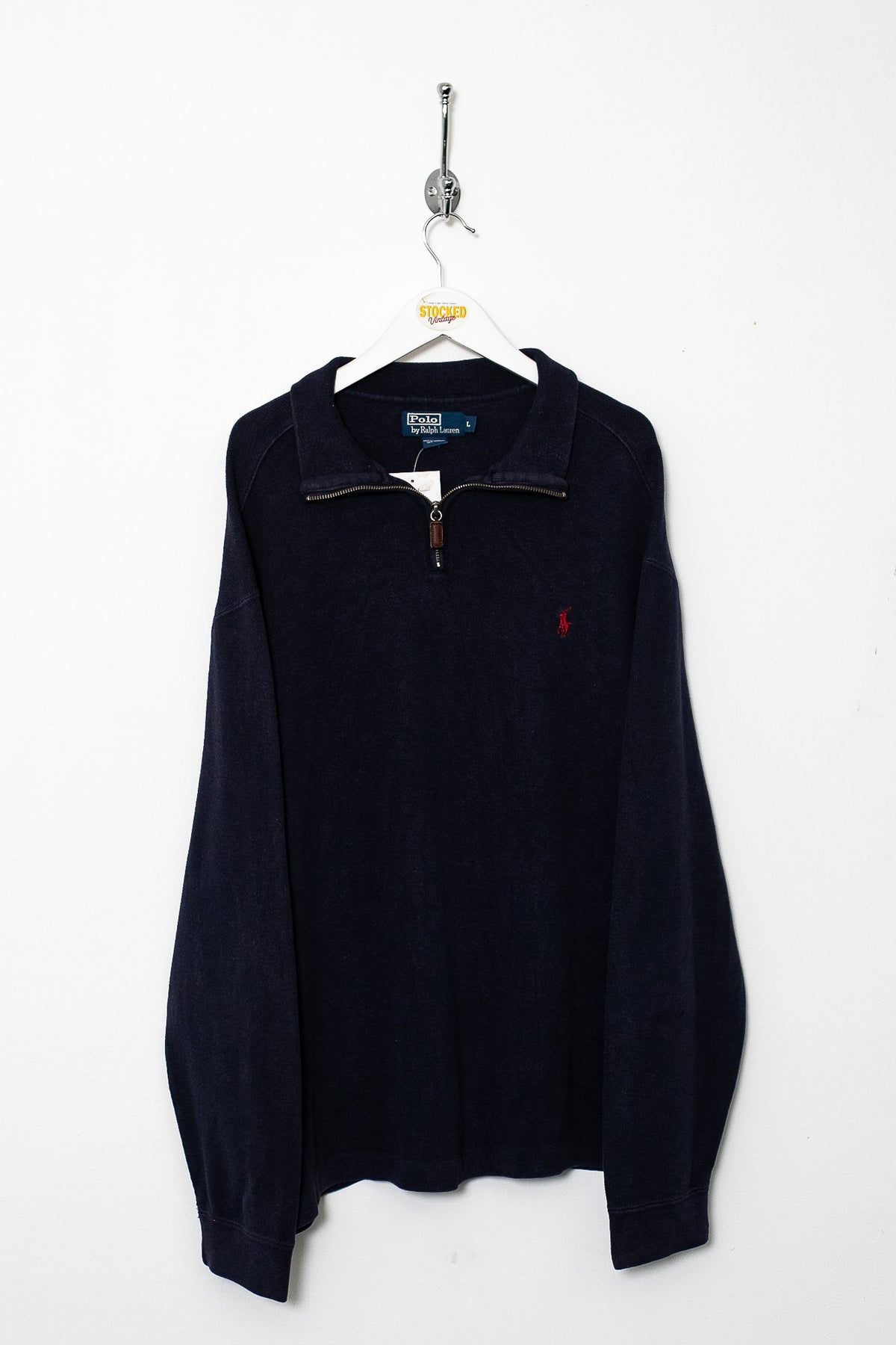 00s Ralph Lauren 1/4 Zip Sweatshirt (L)