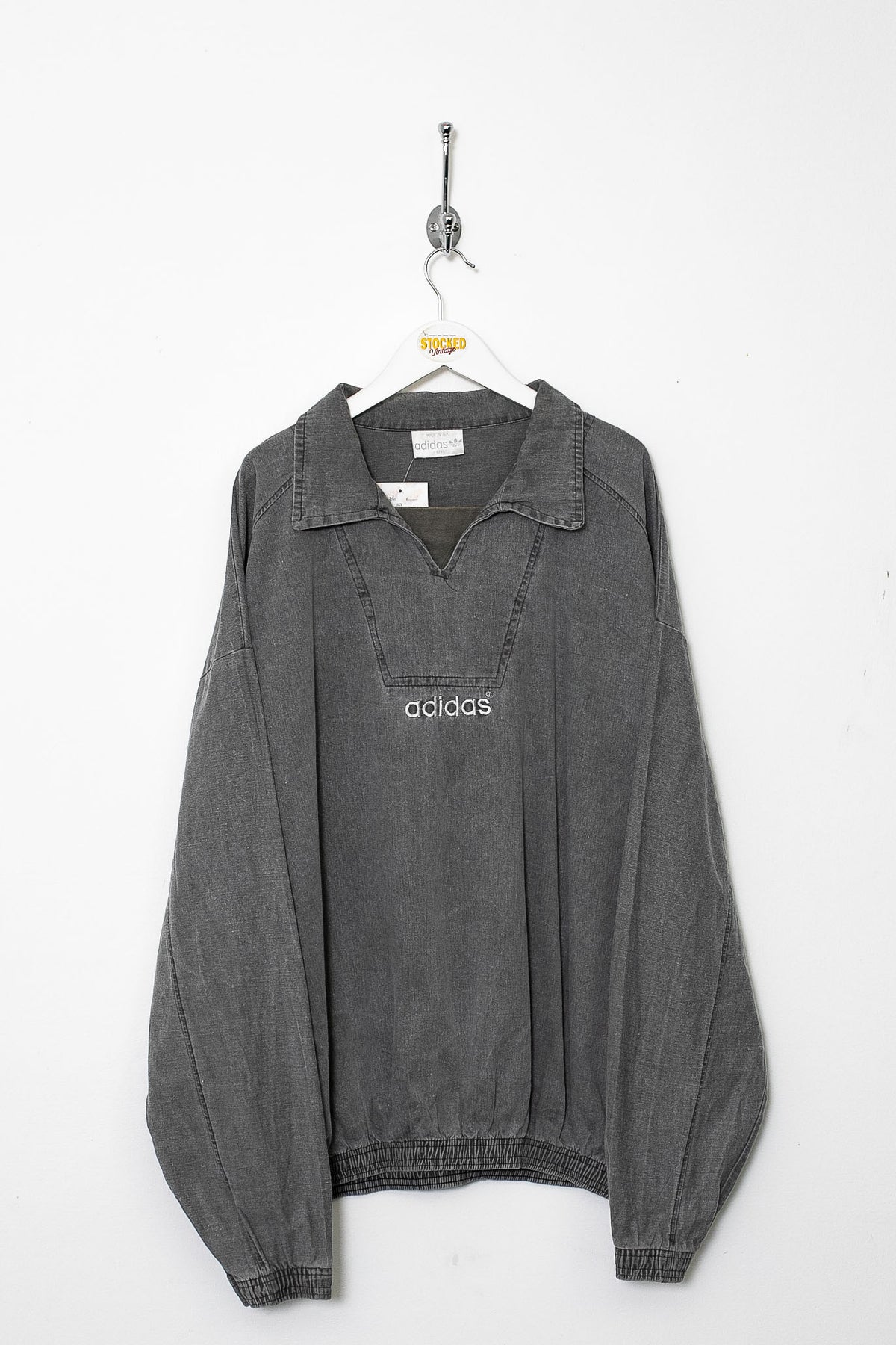 90s Adidas Drill Pullover (XL)