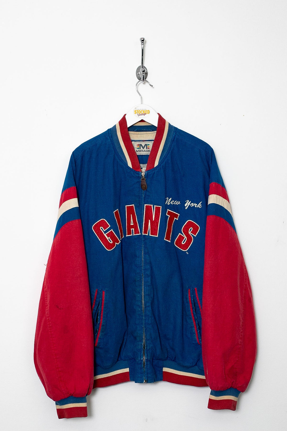 90s Mirage NFL NY Giants Varsity Jacket (L)