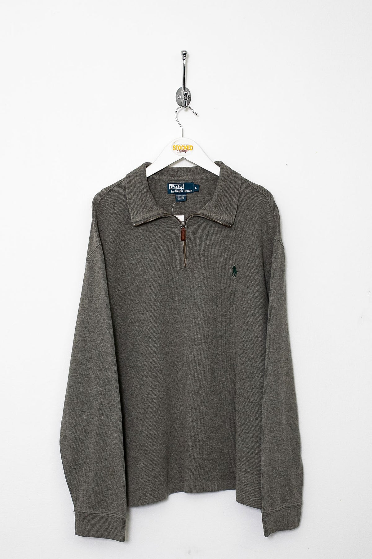 00s Ralph Lauren 1/4 Zip Sweatshirt (L)