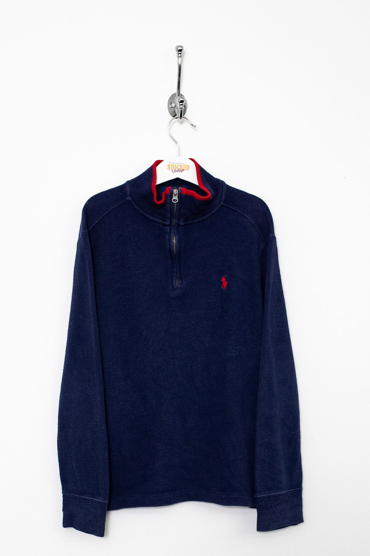 00s Ralph Lauren 1/4 Zip Sweatshirt (S Age 8)