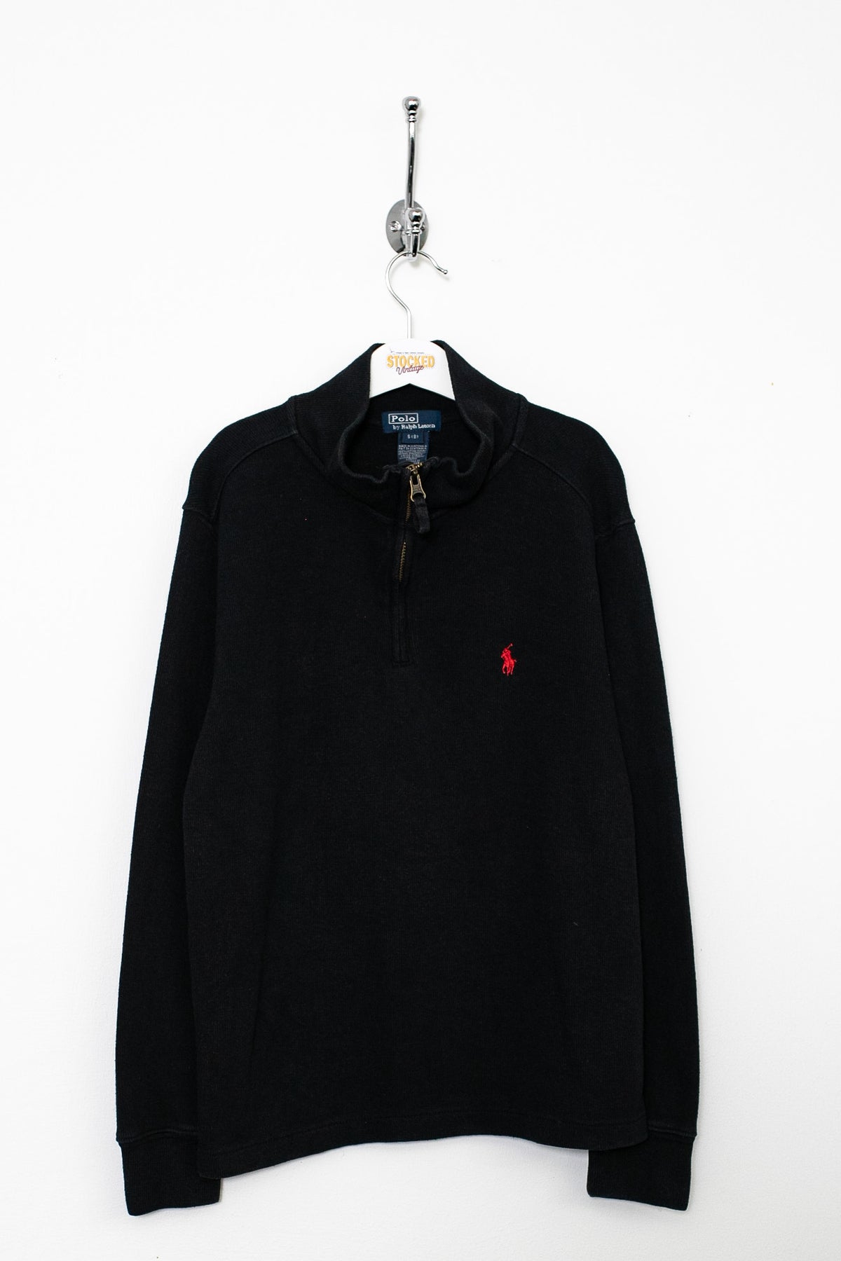 00s Ralph Lauren 1/4 Zip Sweatshirt (S Age 8)