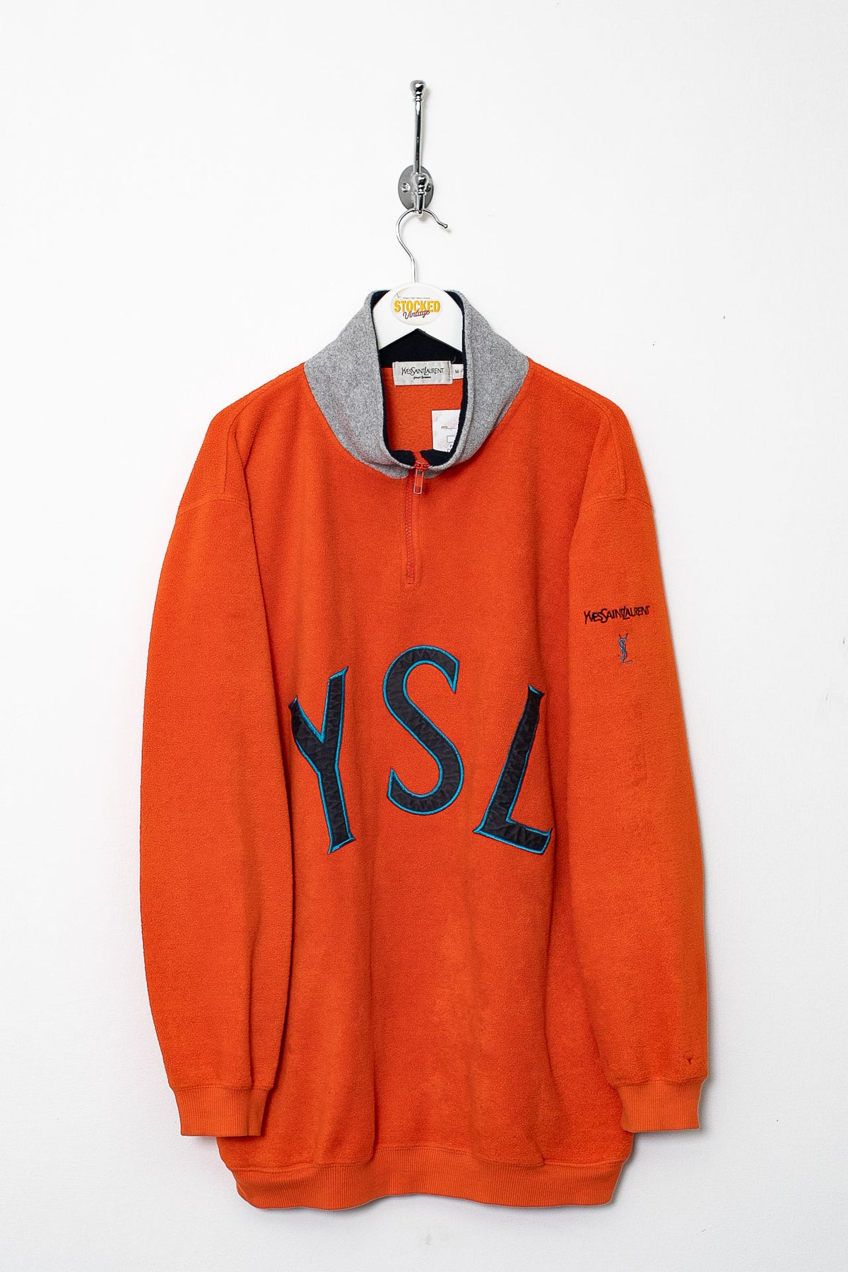 90s YSL 1/4 Zip Fleece (M)