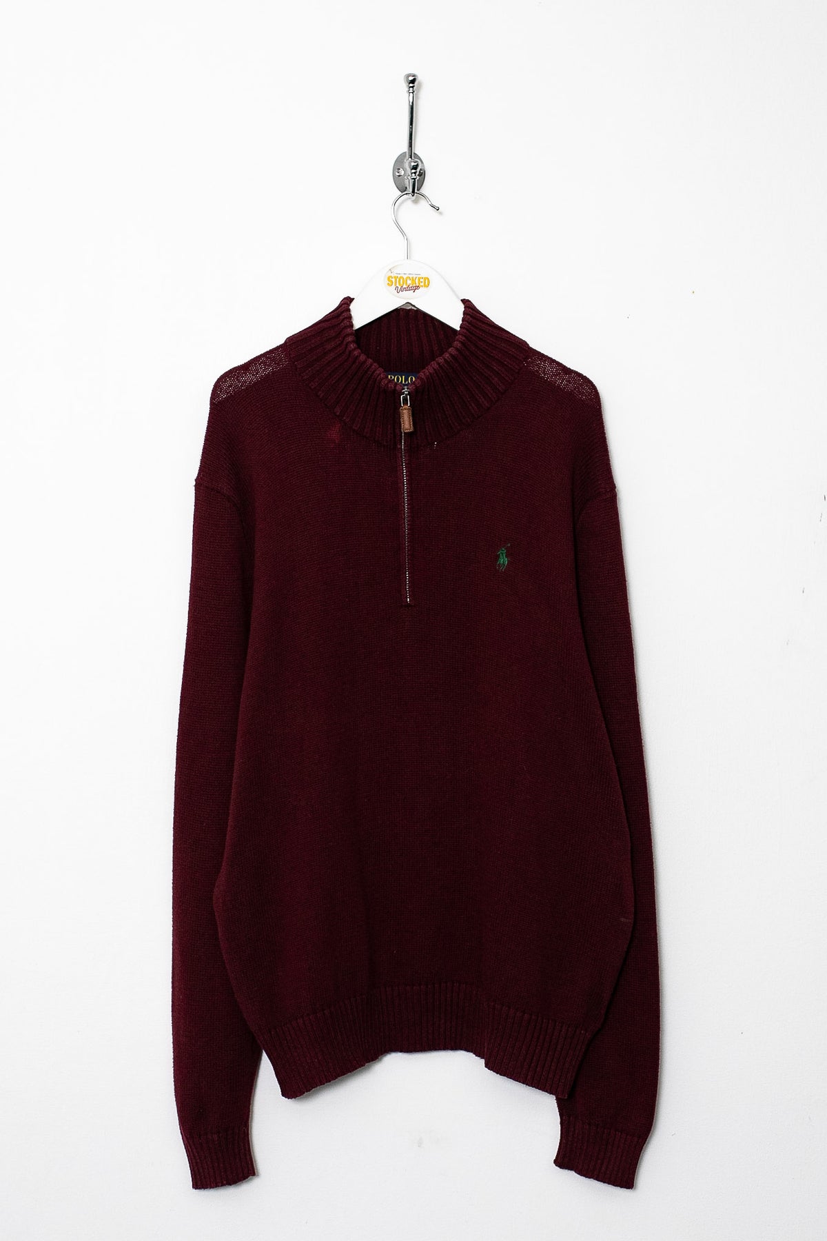 Ralph Lauren 1/4 Zip Knit Jumper (L)
