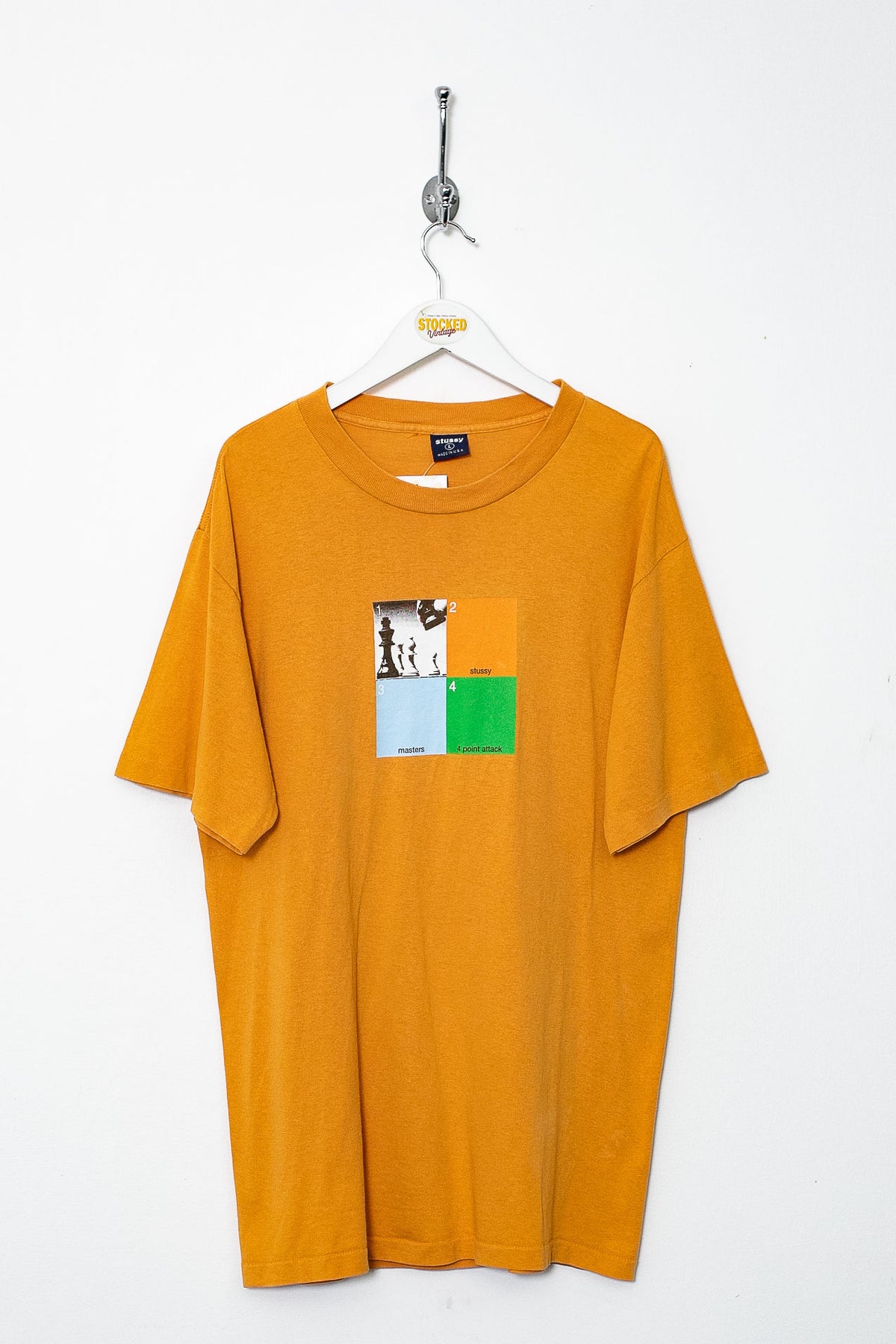90s Stussy Single Stitch Tee (L)