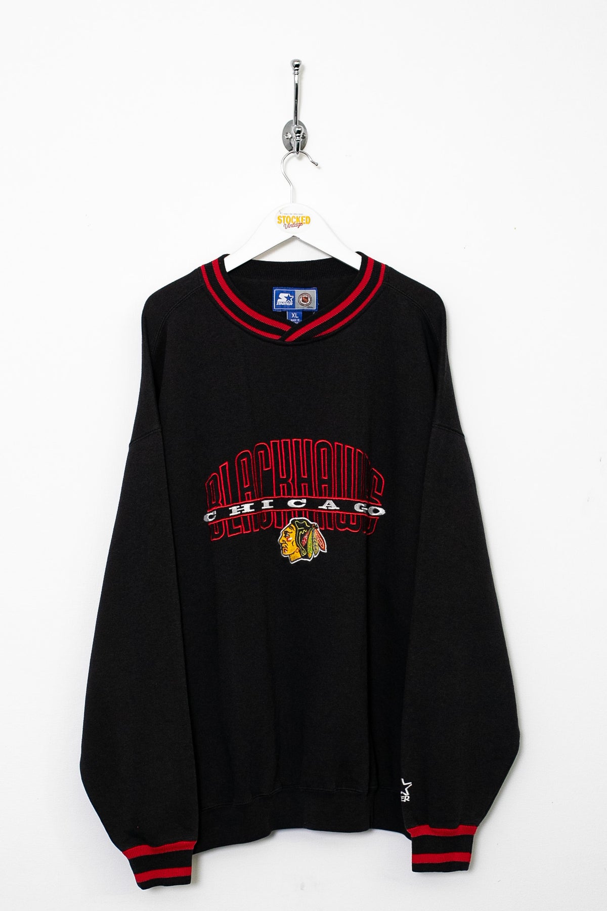 90s Starter NHL Chicago Blackhawks Sweatshirt (XL)