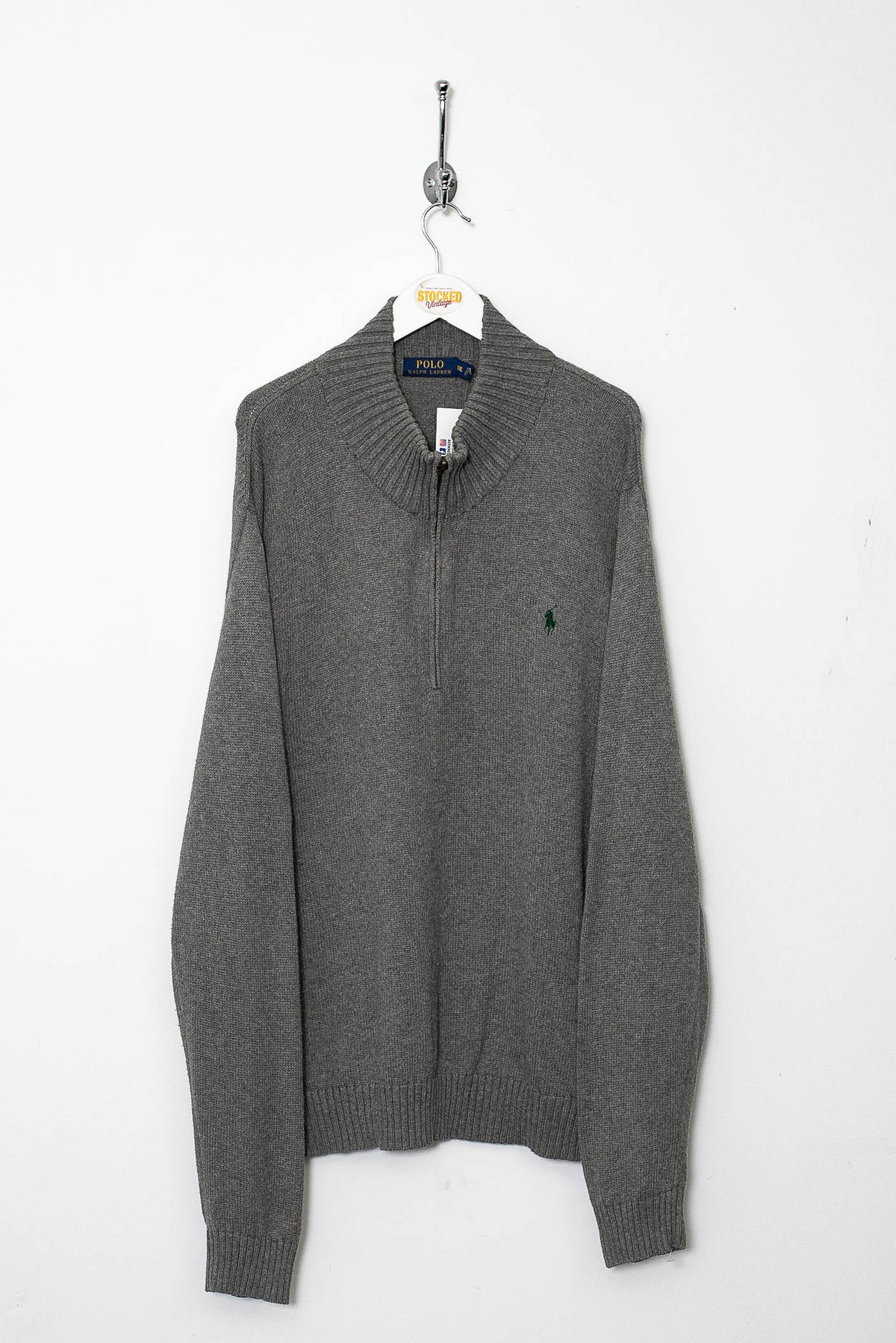 Ralph Lauren 1/4 Zip Knit Jumper (XXL)