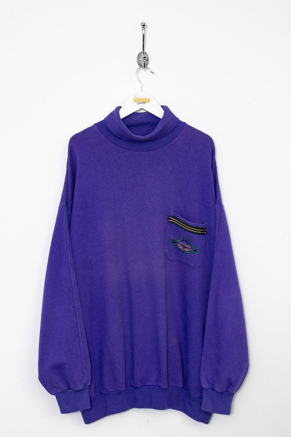 90s Adidas Turtle Neck Sweatshirt (XL)