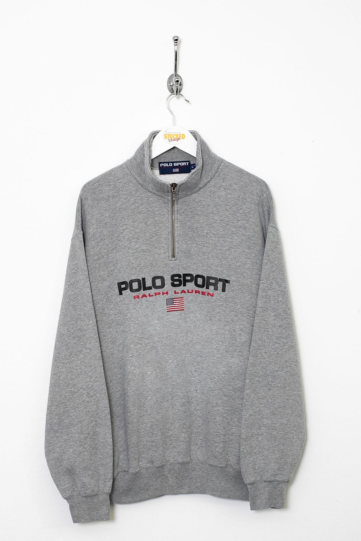 00s Ralph Lauren Polo Sport 1/4 Zip Sweatshirt (M)