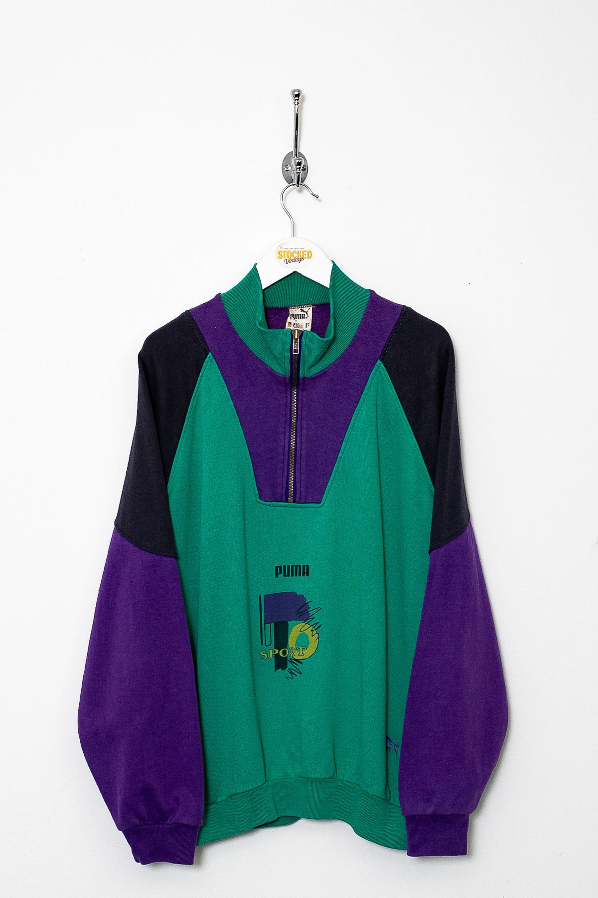 90s Puma 1/4 Zip Sweatshirt (L)