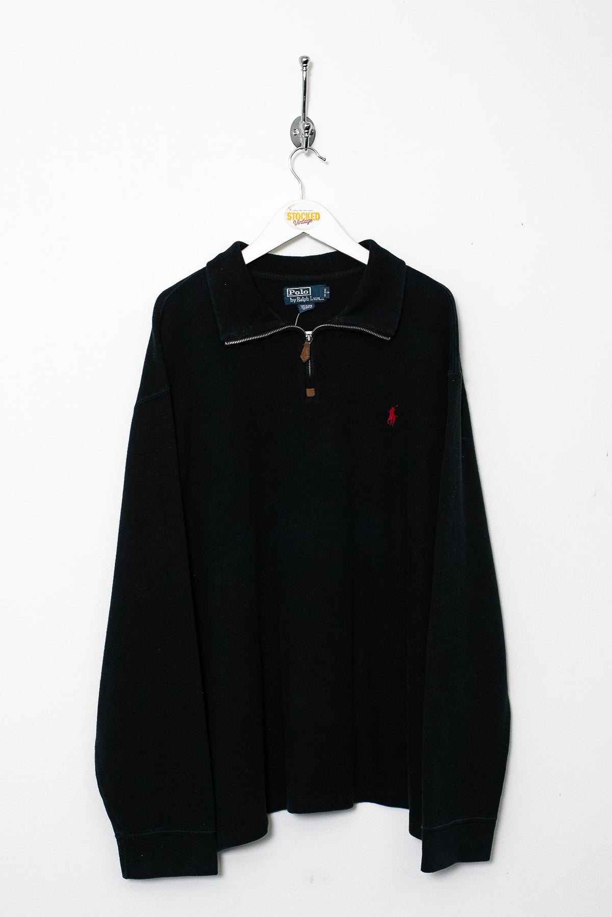 00s Ralph Lauren 1/4 Zip Sweatshirt (XXL)