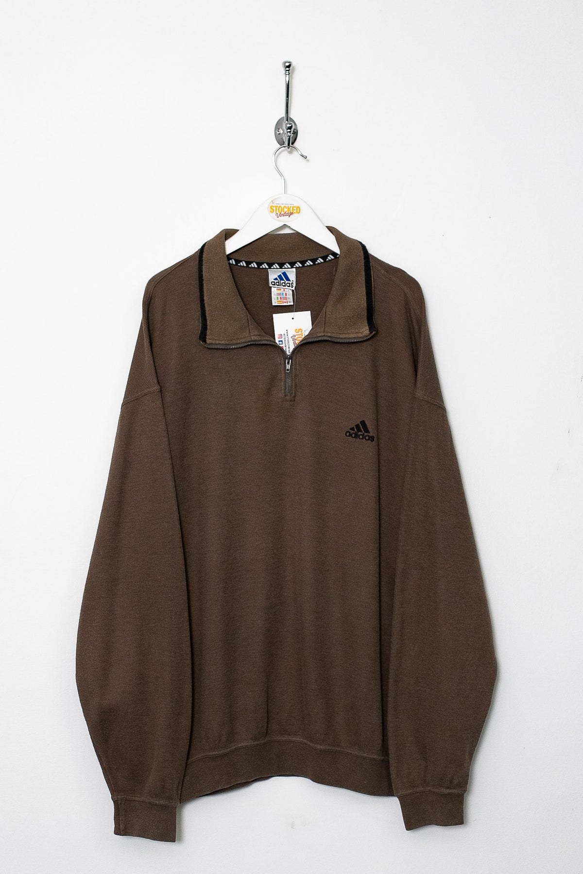 00s Adidas 1/4 Zip Sweatshirt (XL)