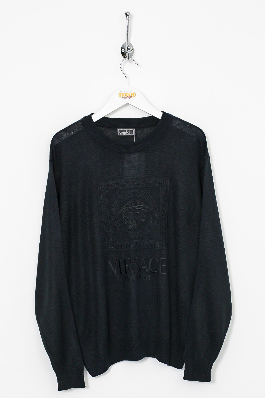 90s Versace Knit Sweatshirt (S) – Stocked Vintage