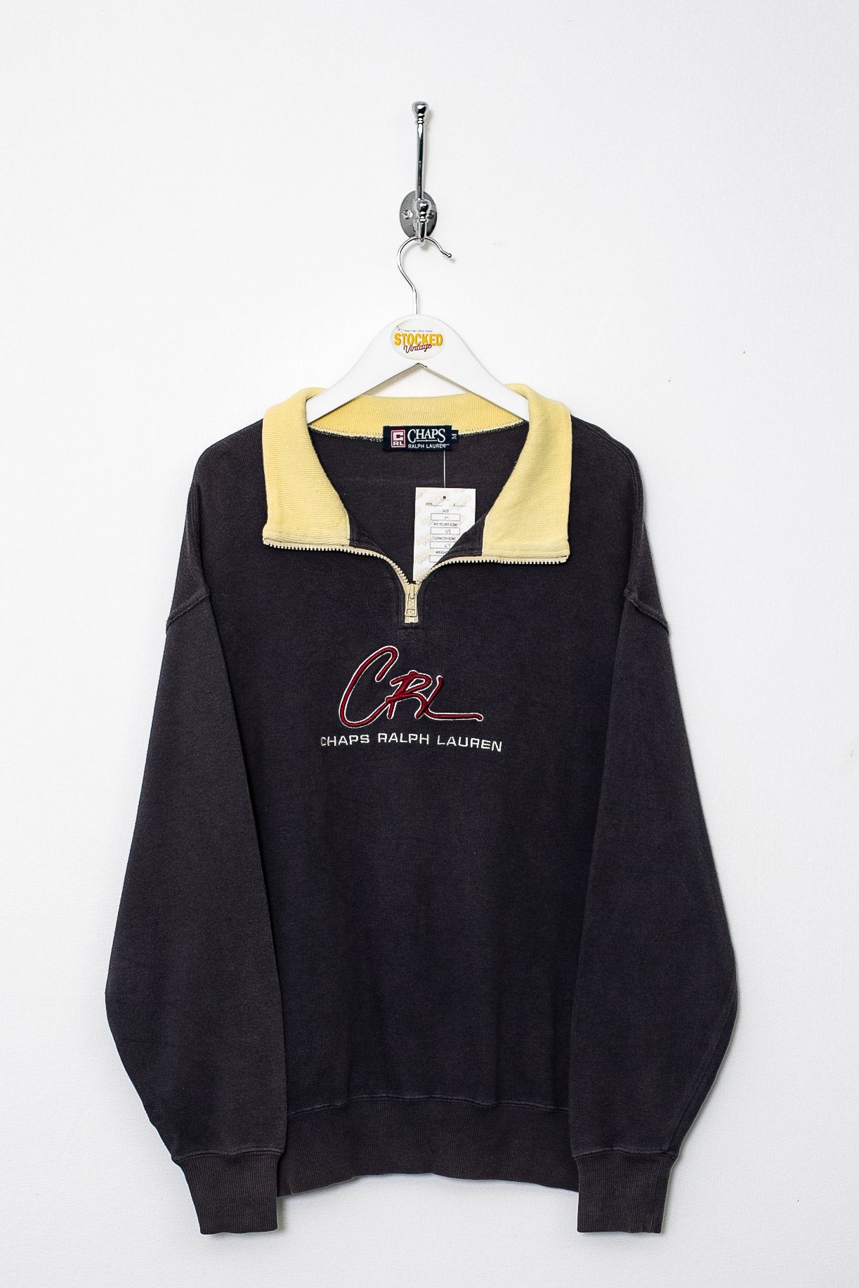 00s Ralph Lauren Chaps 1/4 Zip Sweatshirt (M) – Stocked Vintage