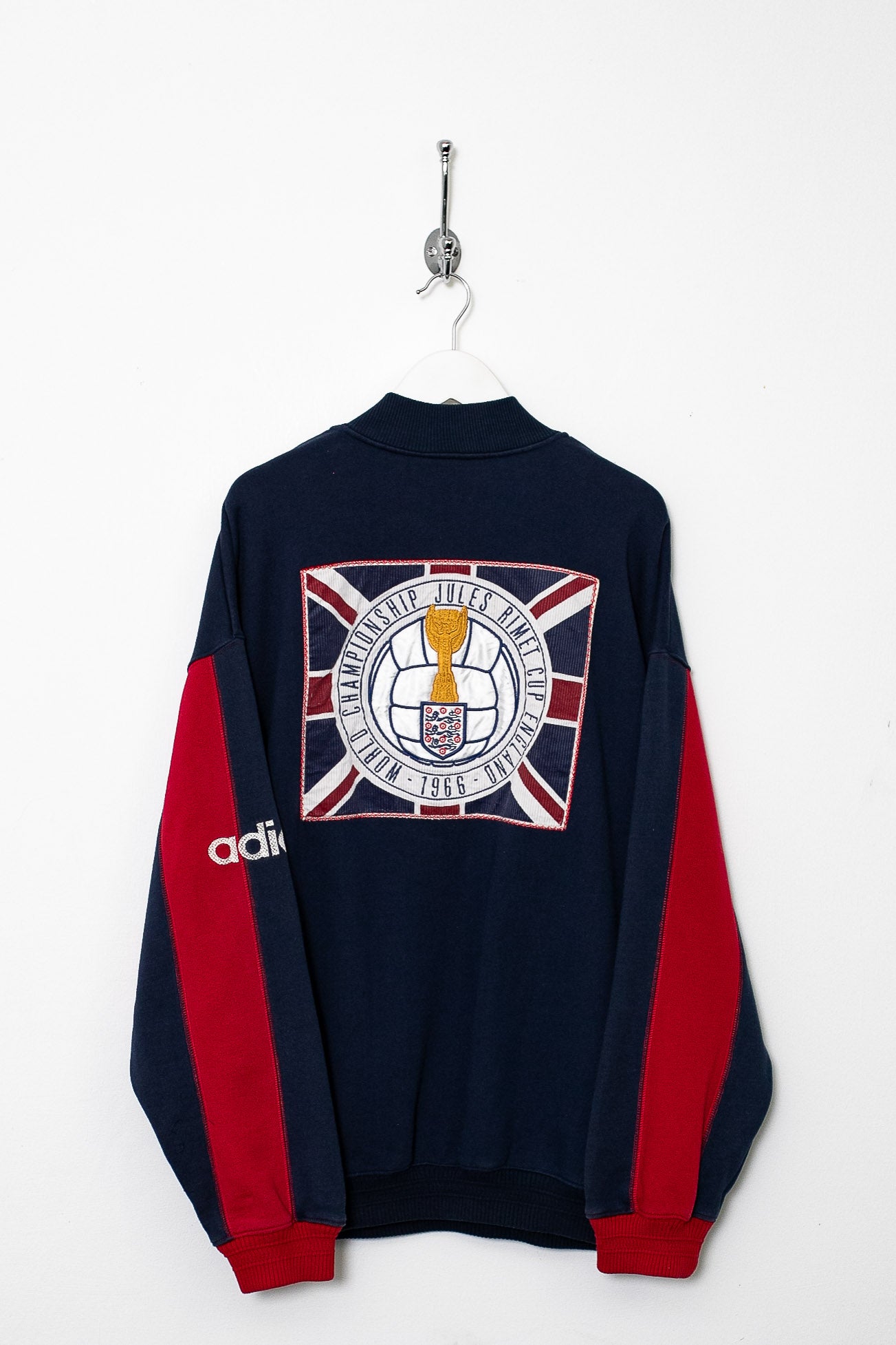 Rare 90s Adidas 1966 World Cup 1/4 Zip Sweatshirt (M