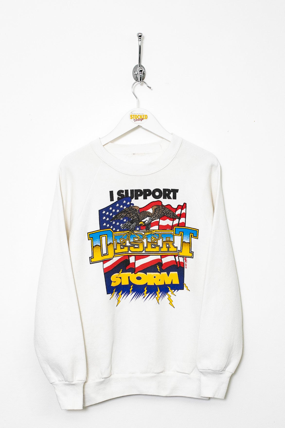 1991 Desert Storm Graphic Sweatshirt (S)