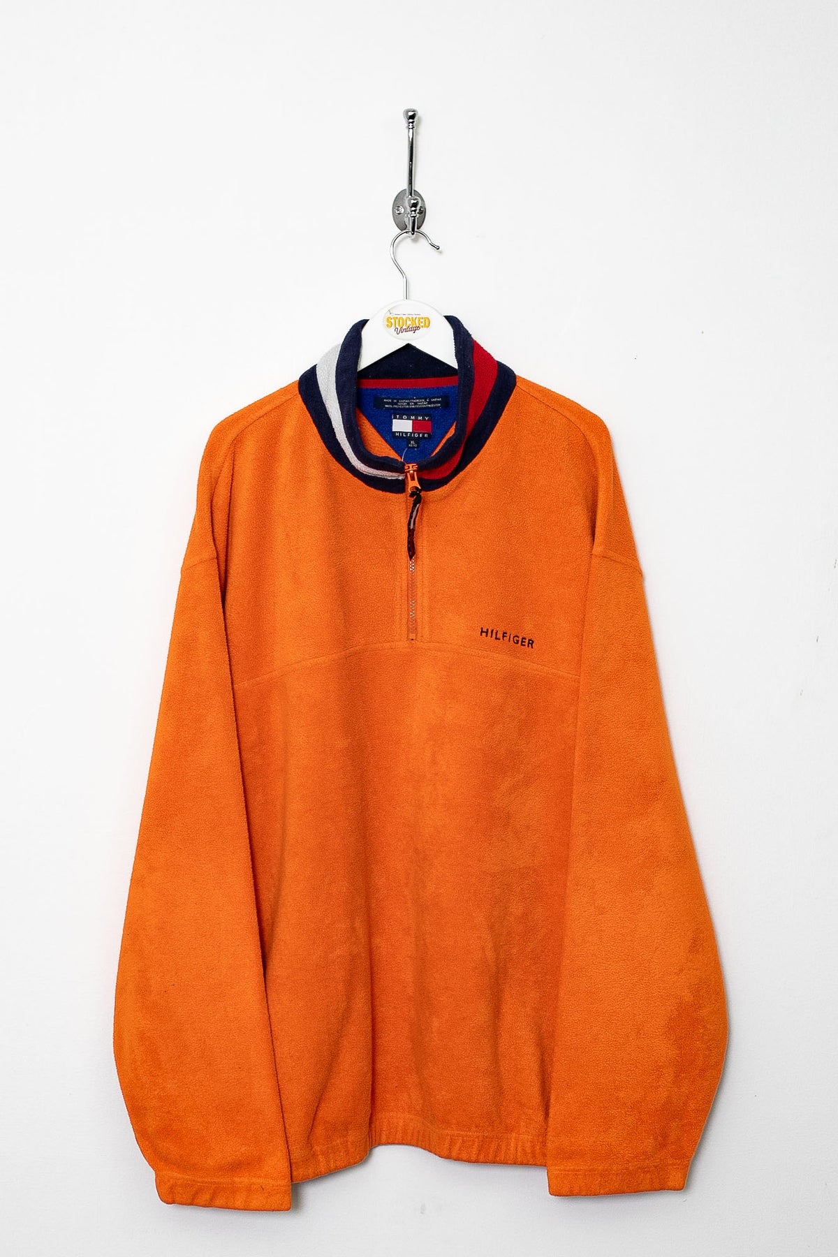 90s Tommy Hilfiger 1/4 Zip Fleece (XL)