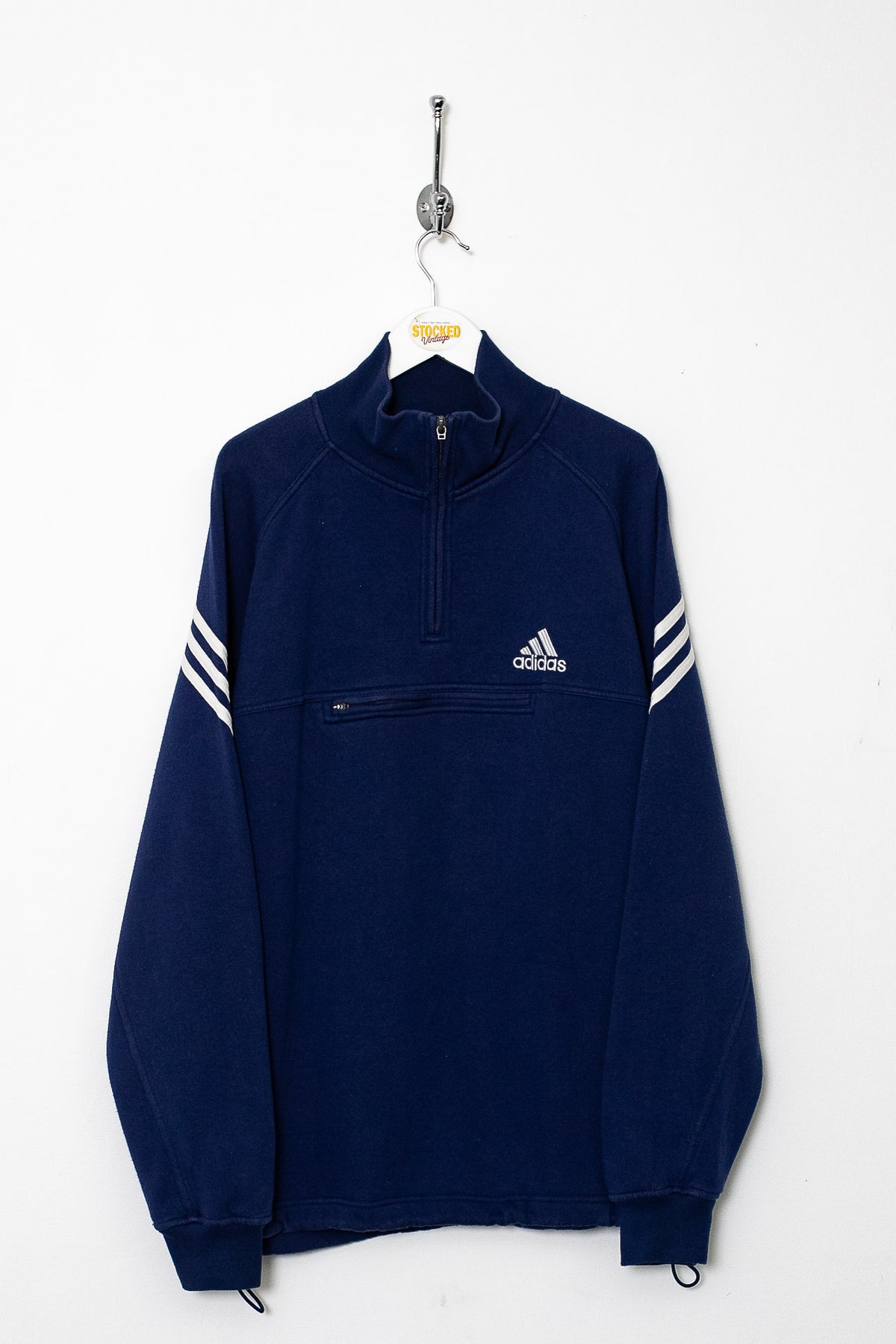 00s Adidas 1/4 Zip Sweatshirt (M)
