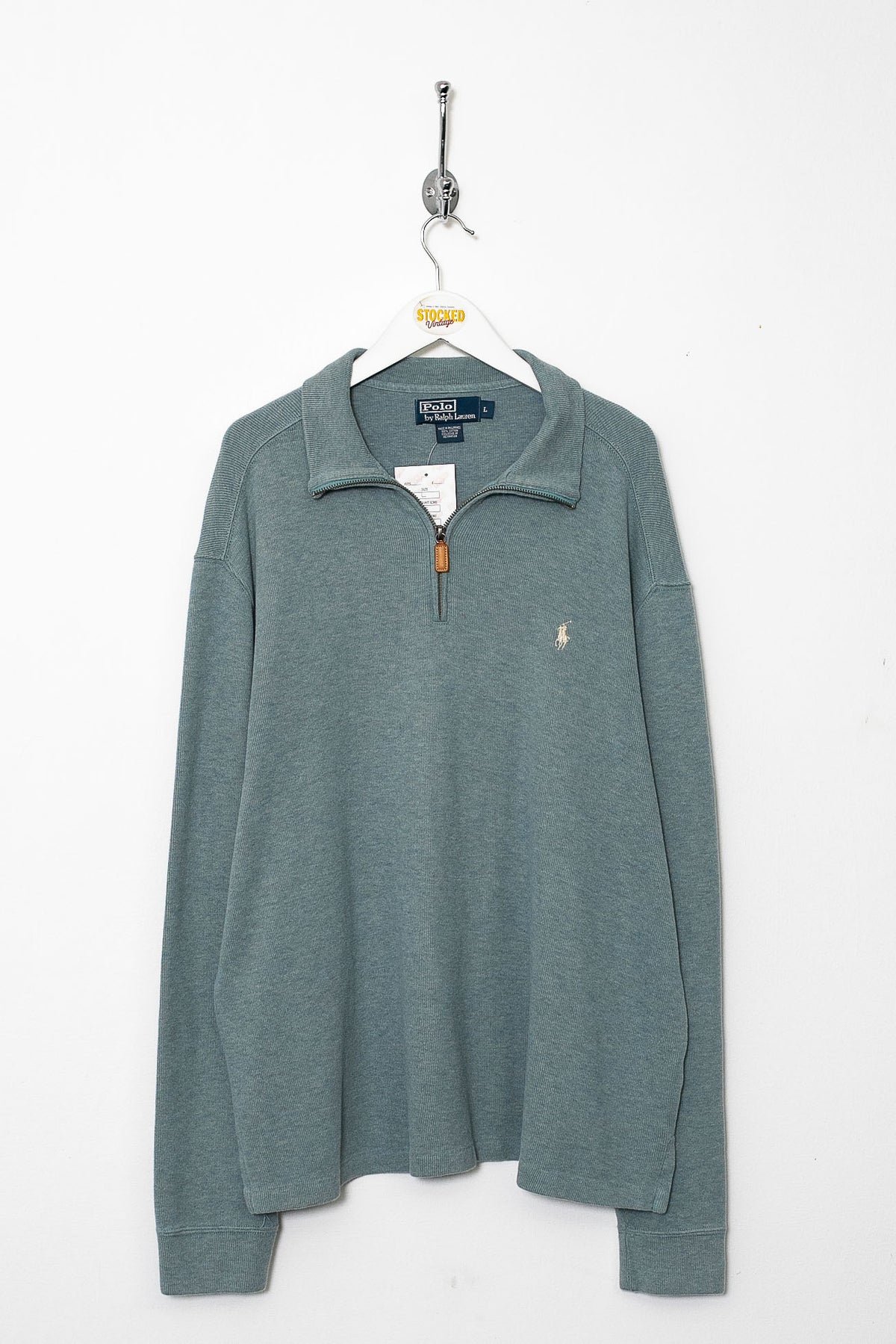 00s Ralph Lauren 1/4 Zip Sweatshirt (L)