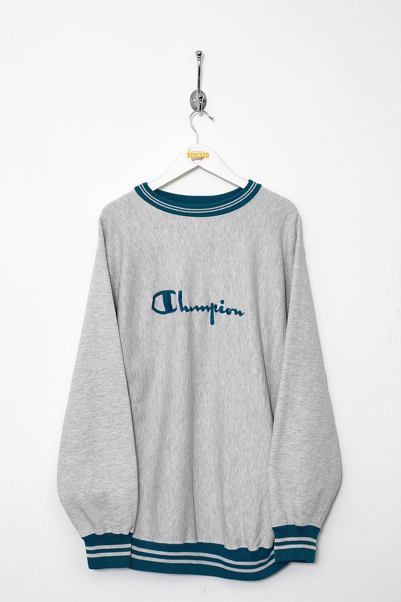90's Champion Reverse Weave Sweat Shirts Made in USA /XXL チャンピオン リバースウィーブ 三段プリント カプセルロゴ
