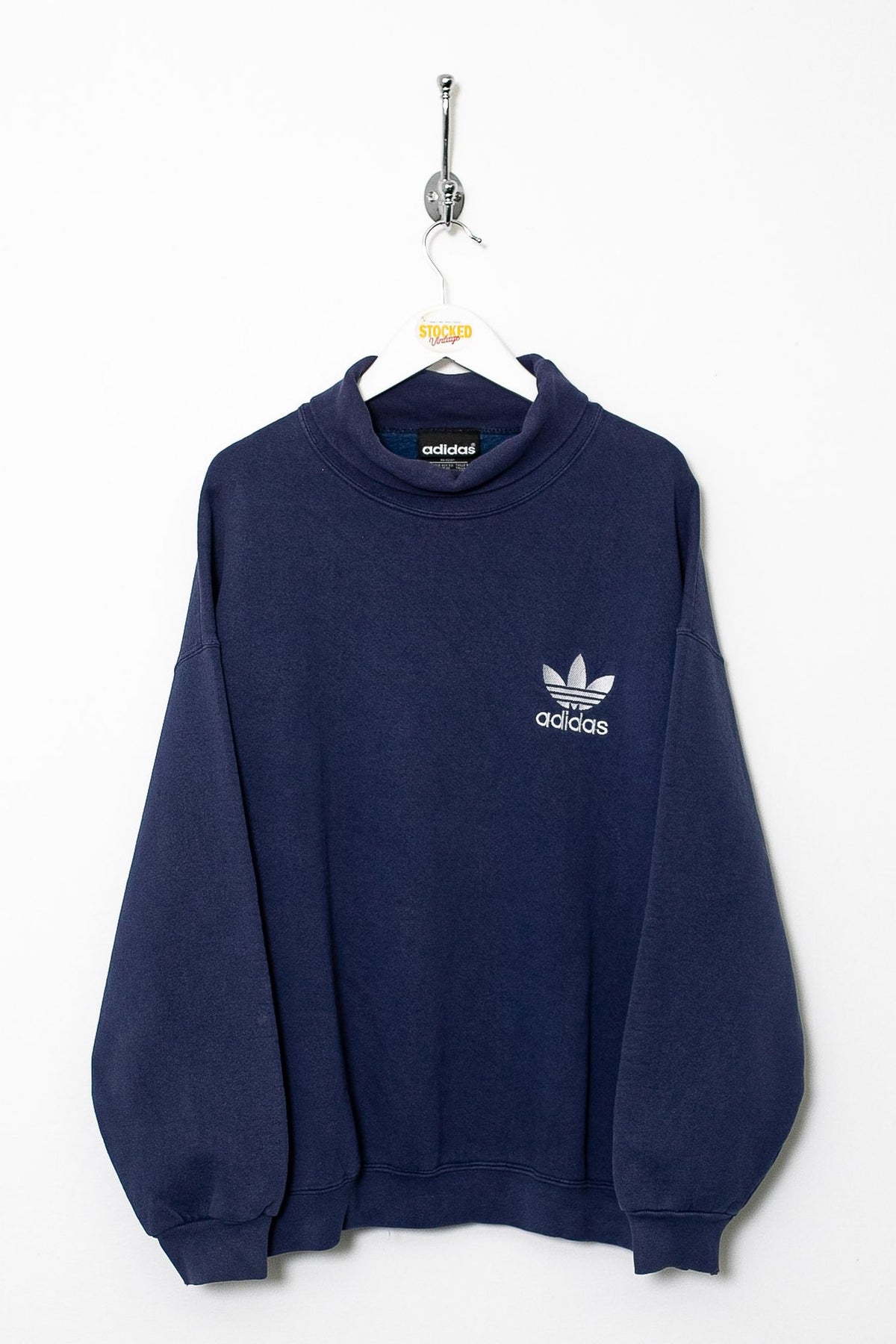 90s Adidas Originals Turtle Neck Sweatshirt (M)