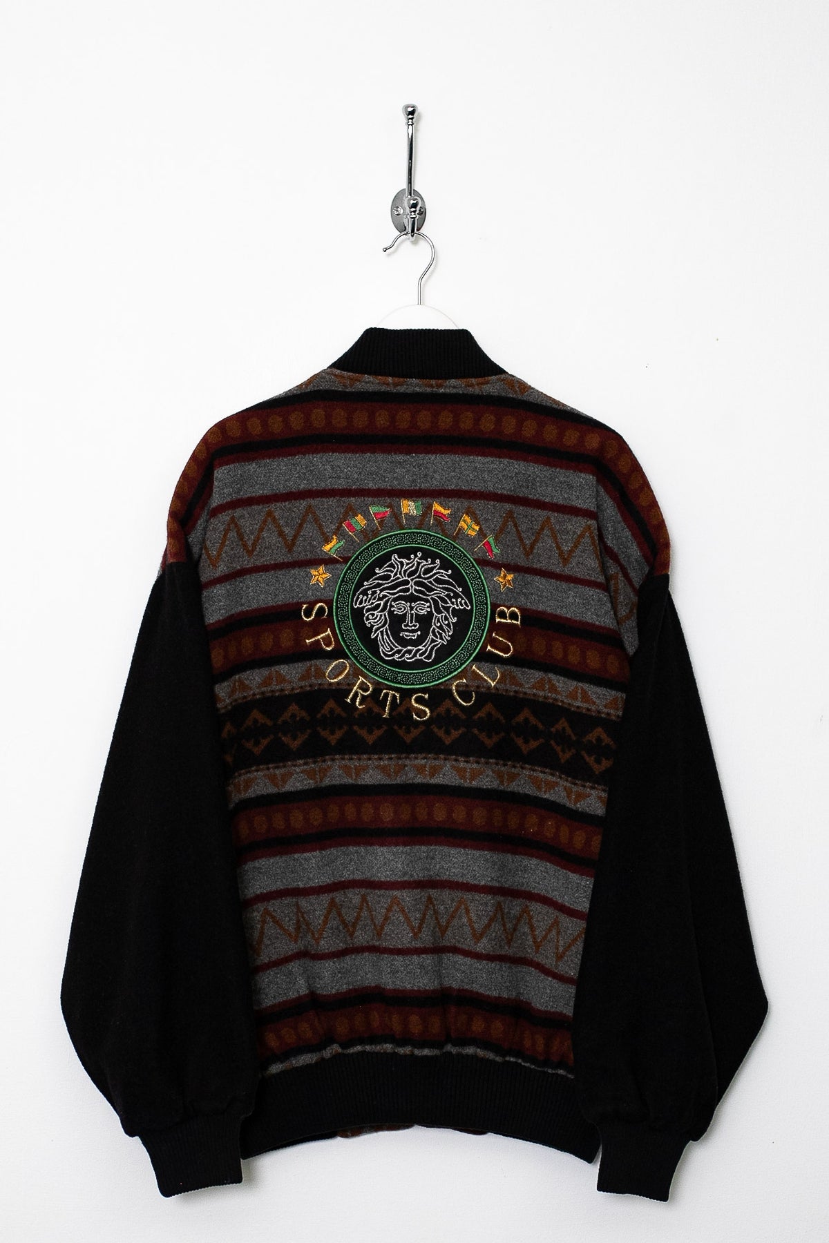 90s Versace Wool Bomber Jacket (XL)