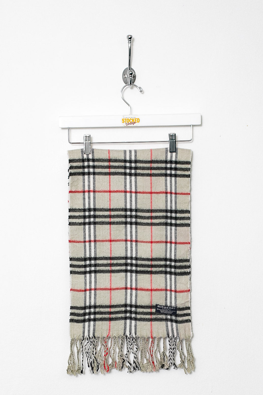 00s Burberry Nova Check Cashmere Scarf