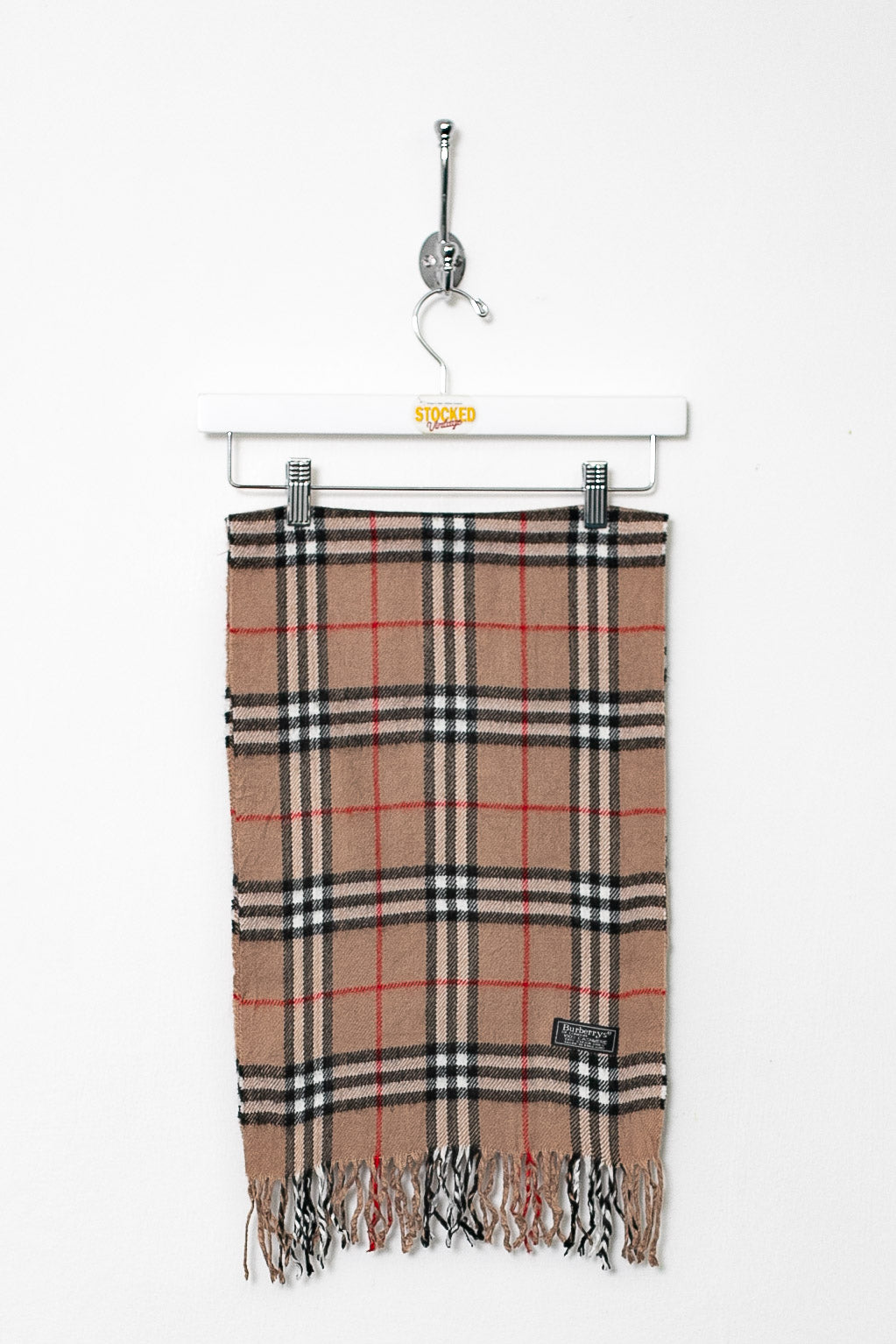 00s Burberry Nova Check Cashmere Scarf