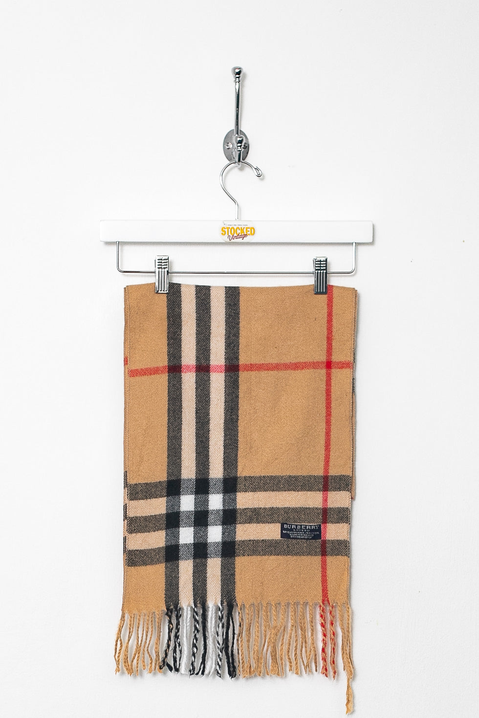 00s Burberry Nova Check Cashmere Scarf