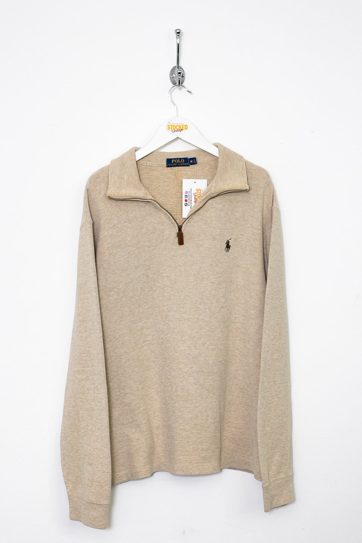 00s Ralph Lauren 1/4 Zip Sweatshirt (M)