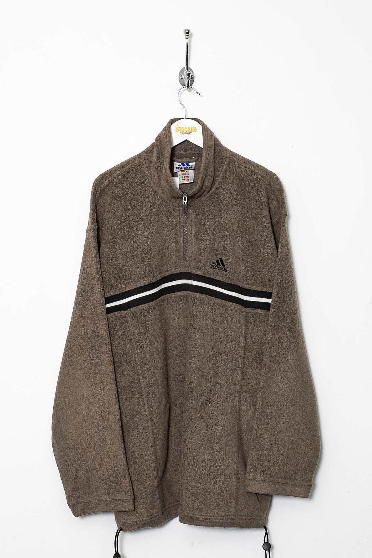 00s Adidas 1/4 Zip Fleece (M)